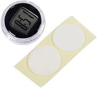 Mini Motorcycle Clocks,Stick On Analog Car Clock,Waterproof Stick-On Motorbike Mount Watch Digital, Mini Car Vent Stick-On Clock Watch for Dashboard Boat Bike Home,Automotive Replacement Clocks