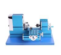 Mini Motorized Lathe - DIY Tool for Precision Metal & Woodworking, Ideal for Hobbyists and Educational Projects