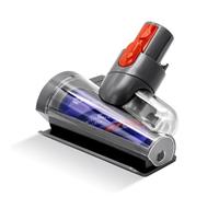 Mini Motorized Tool Brush Head for Dyson V7 V8 V10 V11 V15 Cordless Vacuum Cleaner Head Anti-Tangle Pet Hair Attachment for Bed, Couch, Car, Carpet &Curtain