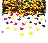 Mini Mouse Confetti | Glitter Confetti Sprinkles for Baby Shower Boys Girls Disney Party Decoration | Kids Mickey and Minnie Theme Party Supplies | Metallic Foil | 45g 1.6OZ 1600Pcs