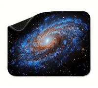 Mini Mouse Mat 11x9 inch, Mouse Mat Black Universe(3), Thick Anti-slip Rubber Base Waterproo Mousepad, Small Gaming Desk Mat, Keyboard Mat, Improved Precision and Speed, Home Office Travel t0s-623