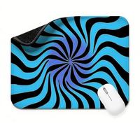 Mini Mouse Mat 11x9 inch, Mouse Mat Blue Abstract, Thick Anti-slip Rubber Base Waterproo Mousepad, Small Gaming Desk Mat, Keyboard Mat, Improved Precision and Speed, Home Travel, Gifts for Women t0s-9