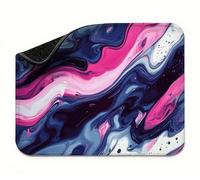 Mini Mouse Mat 11x9 inch, Mouse Mat Pink Black, Thick Anti-slip Rubber Base Waterproo Mousepad, Small Gaming Desk Mat, Keyboard Mat, Improved Precision and Speed, Home Travel, Gifts for Women t0s-611