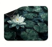Mini Mouse Mat 15x12 inch, Mouse Mat Green Pond, Thick Anti-slip Rubber Base Waterproo Mousepad, Small Gaming Desk Mat, Keyboard Mat, Improved Precision and Speed, Home Travel, Gifts for Women t0s-790