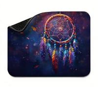Mini Mouse Mat 15x12 inch, Mouse Mat Purple Dreamcatcher, Thick Anti-slip Rubber Base Waterproo Mousepad, Small Gaming Desk Mat, Keyboard Mat, Improved Precision and Speed, Home Office Travel t0s-739