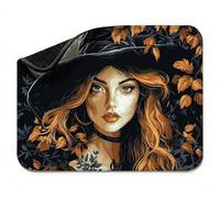 Mini Mouse Mat 24x16 inch, Mouse Mat Black Girl, Thick Anti-slip Rubber Base Waterproo Mousepad, Small Gaming Desk Mat, Keyboard Mat, Improved Precision and Speed, Home Travel, Gifts for Women t0s-673