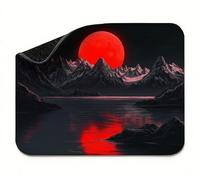 Mini Mouse Mat 24x16 inch, Mouse Mat Black Sunset, Thick Anti-slip Rubber Base Waterproo Mousepad, Small Gaming Desk Mat, Keyboard Mat, Improved Precision and Speed,Home Travel,Gifts for Women t0s-598