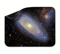 Mini Mouse Mat 24x16 inch, Mouse Mat Black Universe(4), Thick Anti-slip Rubber Base Waterproo Mousepad, Small Gaming Desk Mat, Keyboard Mat, Improved Precision and Speed, Home Office Travel t0s-631