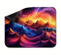 Mini Mouse Mat 24x16 inch, Mouse Mat Color Starry Sky, Thick Anti-slip Rubber Base Waterproo Mousepad, Small Gaming Desk Mat, Keyboard Mat, Improved Precision and Speed, Home Office Travel t0s-571