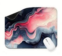 Mini Mouse Mat 24x16 inch, Mouse Mat Pink Black(2), Thick Anti-slip Rubber Base Waterproo Mousepad, Small Gaming Desk Mat, Keyboard Mat, Improved Precision and Speed,Home Travel,Gifts for Women t0s-44