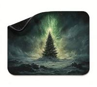 Mini Mouse Mat 9x7 inch, Mouse Mat Green Tree, Thick Anti-slip Rubber Base Waterproo Mousepad, Small Gaming Desk Mat, Keyboard Mat, Improved Precision and Speed, Home Travel, Gifts for Women t0s-826