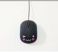 Mini Mouse USB C Corded Retractable 70 cm Cable, Small Computer Mouse 1000D-PI Optical with Type-C Retractable Cable, Quiet Click, for Left and Right Handed Travel PC Laptop Notebook Desktop Mac Blue