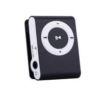 Mini MP3 Player - Portable Music Player with TF Card Slot Metal Clip, USB Rechargeable, Lightweight Walkman for Running, Gym, Travel for Students & Kids (Black)