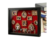 Mini Museum Exhibition Frames | DIY Kit with Luminous Figures for Memories Decoration | Miniature Family Mini Museum Frames for Couples, Adults, Family,