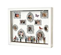 Mini Museum, Multi-Tier Display Space, 31.4x22.7x3.7cm, DIY Mini Silhouette Box, Shadow Box Frame Kit, Fun & Decorative, For Couples, Him, Her, Adults, Lovers, Family, Friends, Wife