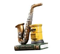 Mini musical instrument models Creative And Fashionable Office Study Decorations Saxophone Pen Holder Decorations Gifts