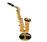 Mini musical instrument models Mini Alto Saxophone Model Ornaments Crafts Ornaments Musical Instruments Ornaments Props Musical Instruments(D)