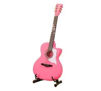 Mini musical instrument models Mini Electric Guitar Miniature Musical Instrument Model Collection Ornament Gift Home Decoration(A,10cm)