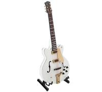 Mini musical instrument models Miniature Electric Guitar Musical Instrument Ornaments Guitar With Box Music Instrument Model Ornaments
