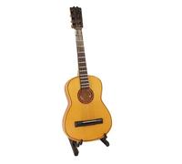 Mini musical instrument models Miniature Guitar Guitar Musical Instrument Ornaments For Home Decor Gift Wood Craft Ornaments