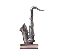 Mini musical instrument models Resin Saxophone Musical Instrument Model Window Props Decor Soft Retro Creative Model Ornaments
