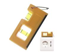 Mini n Spirit Levels | Mini - Magnetic Small | Measuring Tool Portable Bubble Key Ring for Determining Horizontal and Vertical Level for