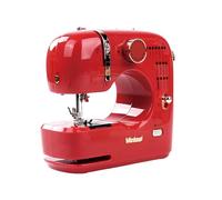 Mini-Nähmaschine, elektrische Nähmaschine mit 16 Stichen, multifunktionale Doppelnadel-Nähmaschine für Anfänger, tragbare Nähmaschine mit erweitertem Arbeitsbereich, perfekt für den Heimgebrauch