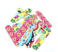 Mini Nail Files, 32pcs Double Sided Emery Boards Nail File Nail Art Buffing Strip Nail Buffers Polisher Manicure Pedicure Care DIY for Fingernails and Polishing
