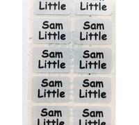 Mini Name Tape Package Deal - Iron-on Nametapes & Peel & Stick Property Labels (60 Mini Iron-on & 60 Mini Peel&Stick)