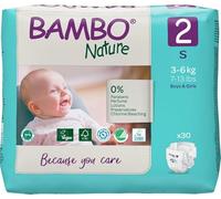 Diapers S Size 2 x30 3 to 6 kg BAMBO NATURE