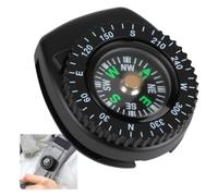 Mini Navigation Compass Orienteering Compass Waterproof Compact Portable Compasses Clipper for Camping Hiking Adventure Outdoor Field Survival Professionals Military - New Year Gift, Black