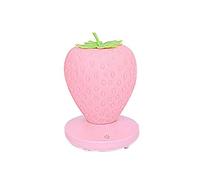 Mini Night Light,Children Night Light Cartoon Strawberry Light Color Changing Bedside Lamp with Touch Switch Pink