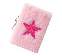 Mini Notebooks, Cute Plush Cover Portable, Tiny Notebook Pocket Note Pads, for Kids Students Women Work Study Agenda Planning Home Office School College Travel Outdoor