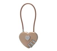 Mini Number Lock Durable Alloy Travel Lock with Code | Lock Safety Lock with Love Shape for Theft Protection, Number Code Lock for Suitcase Bags