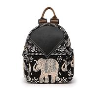 Mini Nylon Backpack Purse Leather Lightweight Small Daypack for Women