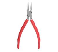 Mini Nylon Jaw Pliers Stainless Steel Jewellery Making & Glasses Repair Tool with Ergonomic Grip (Pointed E Style)