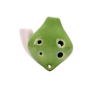 Mini Ocarina 1 Pack Colorful Ocarina 6 Hole Soprano C Ceramic Mini Ocarina(Color:10)
