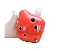 Mini Ocarina 1 Pack Colorful Ocarina 6 Hole Soprano C Ceramic Mini Ocarina(Color:11)