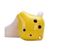 Mini Ocarina 1 Pack Colorful Ocarina 6 Hole Soprano C Ceramic Mini Ocarina(Color:12)