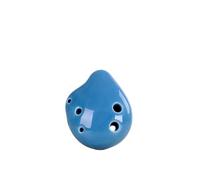 Mini Ocarina 1 Pack Colorful Ocarina 6 Hole Soprano C Ceramic Mini Ocarina(Color:4)