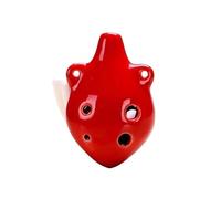 Mini Ocarina 1 Pack Colorful Ocarina 6 Hole Soprano C Ceramic Mini Ocarina(Color:6)