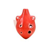Mini Ocarina 1 Pack Colorful Ocarina 6 Hole Soprano C Ceramic Mini Ocarina(Color:7)