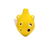 Mini Ocarina 1 Pack Colorful Ocarina 6 Hole Soprano C Ceramic Mini Ocarina(Color:8)