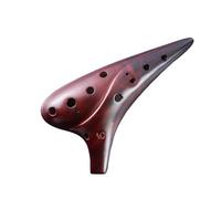 Mini Ocarina 12-hole AC ocarina entry-level performance level for students beginners professional smoked twelve holes(Color:2)
