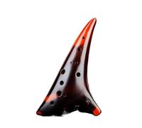 Mini Ocarina 12-hole AC smoked ocarina instrument treble(Color:2)