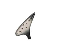 Mini Ocarina 12 Hole Alto C Alto Ceramic Ocarina Crack Gradient Black Professional