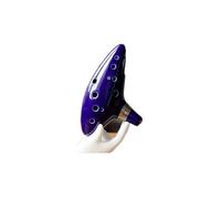 Mini Ocarina 12 Hole Alto C Key Ocarina Ceramic Ocarina Smoked Ocarina