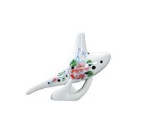 Mini Ocarina 12-hole hand-painted ocarina SF tune school beginner introductory ocarina instrument(6)