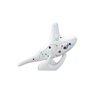 Mini Ocarina 12-hole hand-painted ocarina SF tuning teaching music equipment physical store flute(2)
