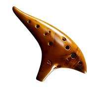 Mini Ocarina 12-hole natural ocarina stable tone alto C professional ocarina(Color:2)